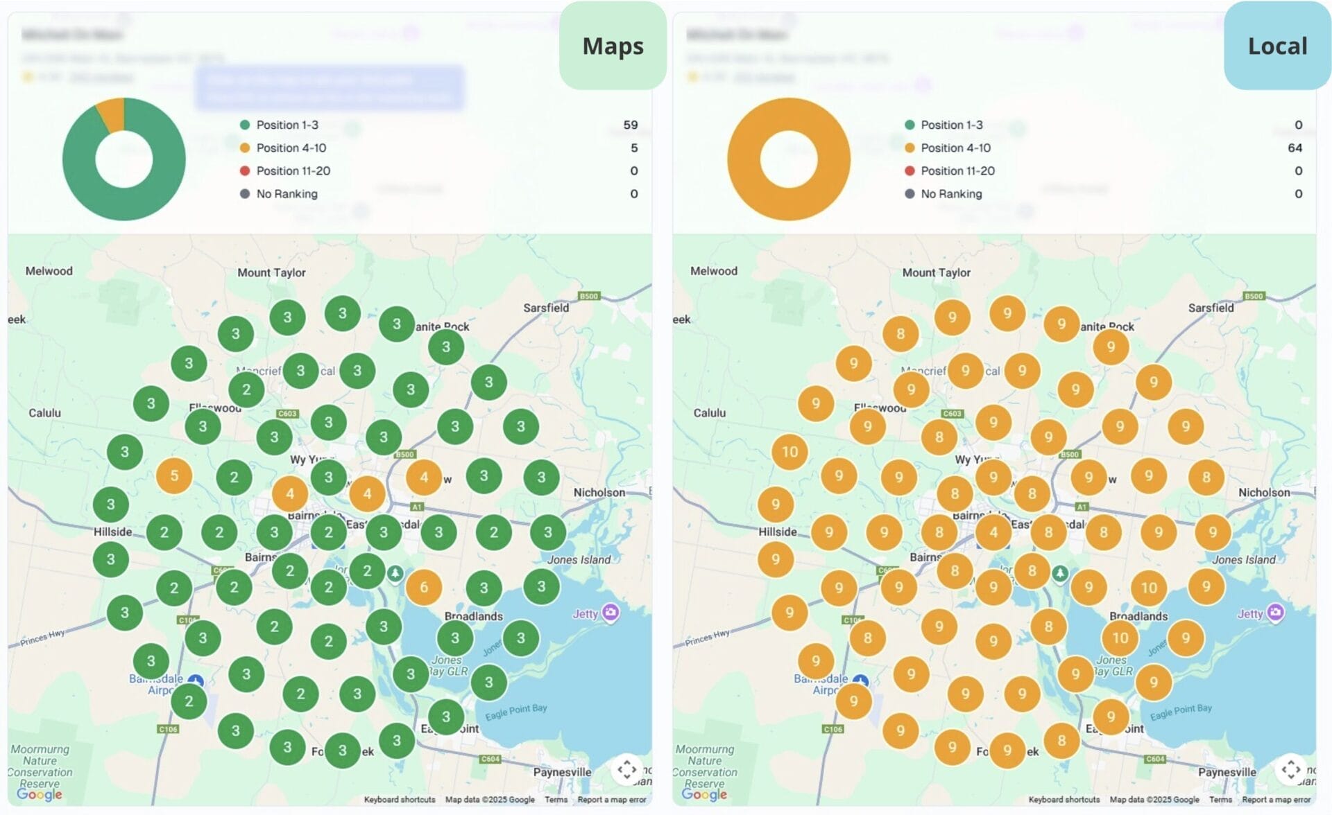 Local SEO Maps vs Local Pack Analysis